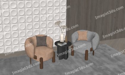 #031075 - Armchair 3D Model