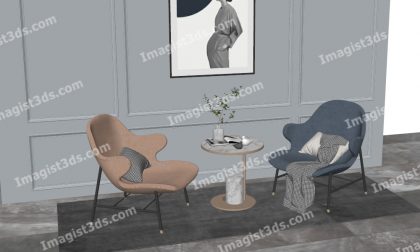 #031077 - Armchair 3D Model