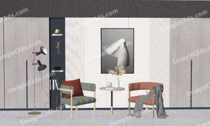 #031078 - Armchair 3D Model