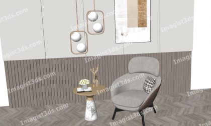 #031083 - Armchair 3D Model