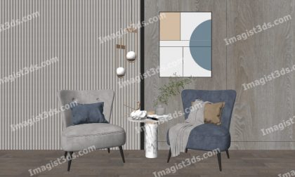 #031085 - Armchair 3D Model