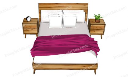#020065 - Beds 3D Model