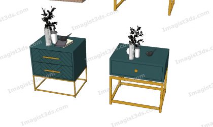 #053015 - 3D Side Table