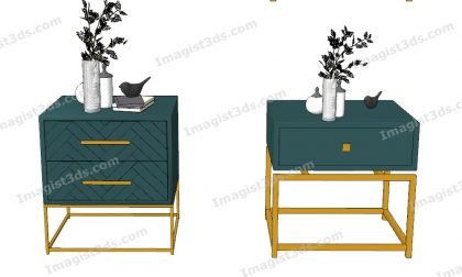 #053015 - 3D Side Table