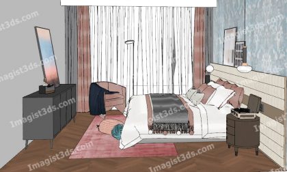 #010026 - Children's Bedroom 3D Models