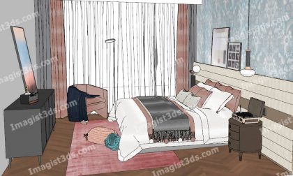 #010026 - Children's Bedroom 3D Models