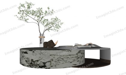 #041014 - 3D Coffee Table