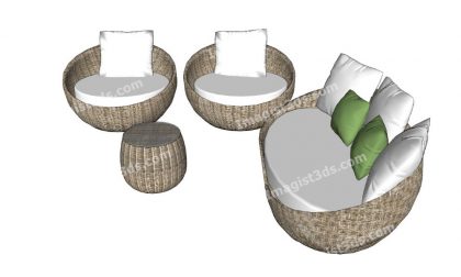 #030115 - Couch 3D Model