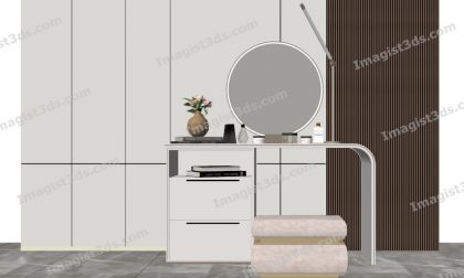 #059010 - Dressing Table 3D Model