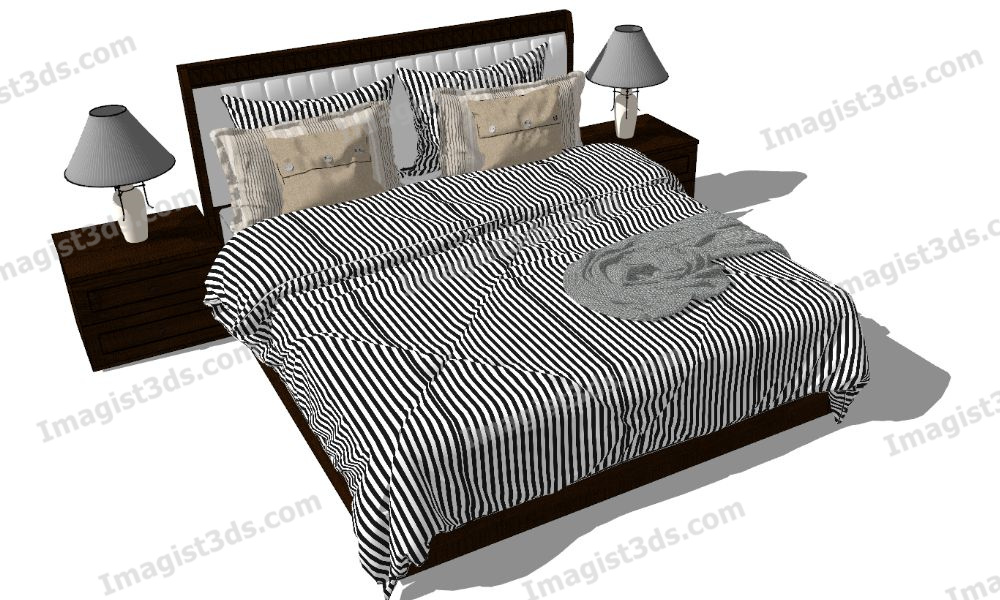 Imagist3ds Bed 3D Model