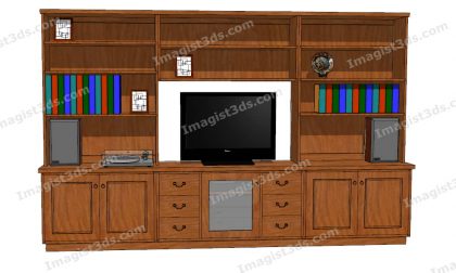 #058014 - 3D TV Stand