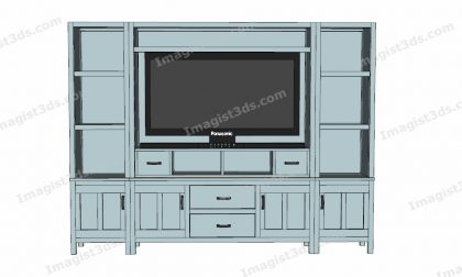 #058002 - 3D TV Stand