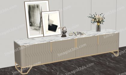 #058003 - 3D TV Stand