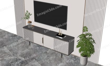 #058005 - 3D TV Stand