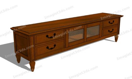 #058007 - 3D TV Stand