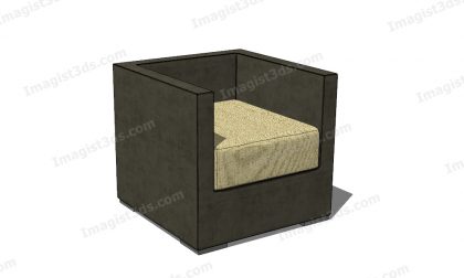 #031247 - Armchair 3D Model