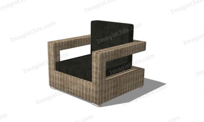 #031254 - Armchair 3D Model