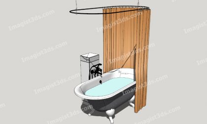 #080030 - 3D Bathroom Scene