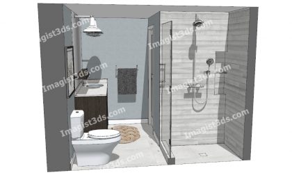 #080031 - 3D Bathroom Scene