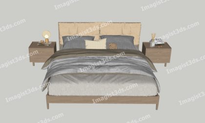 #020101 - Beds 3D Model