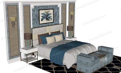 #020127 - Beds 3D Model