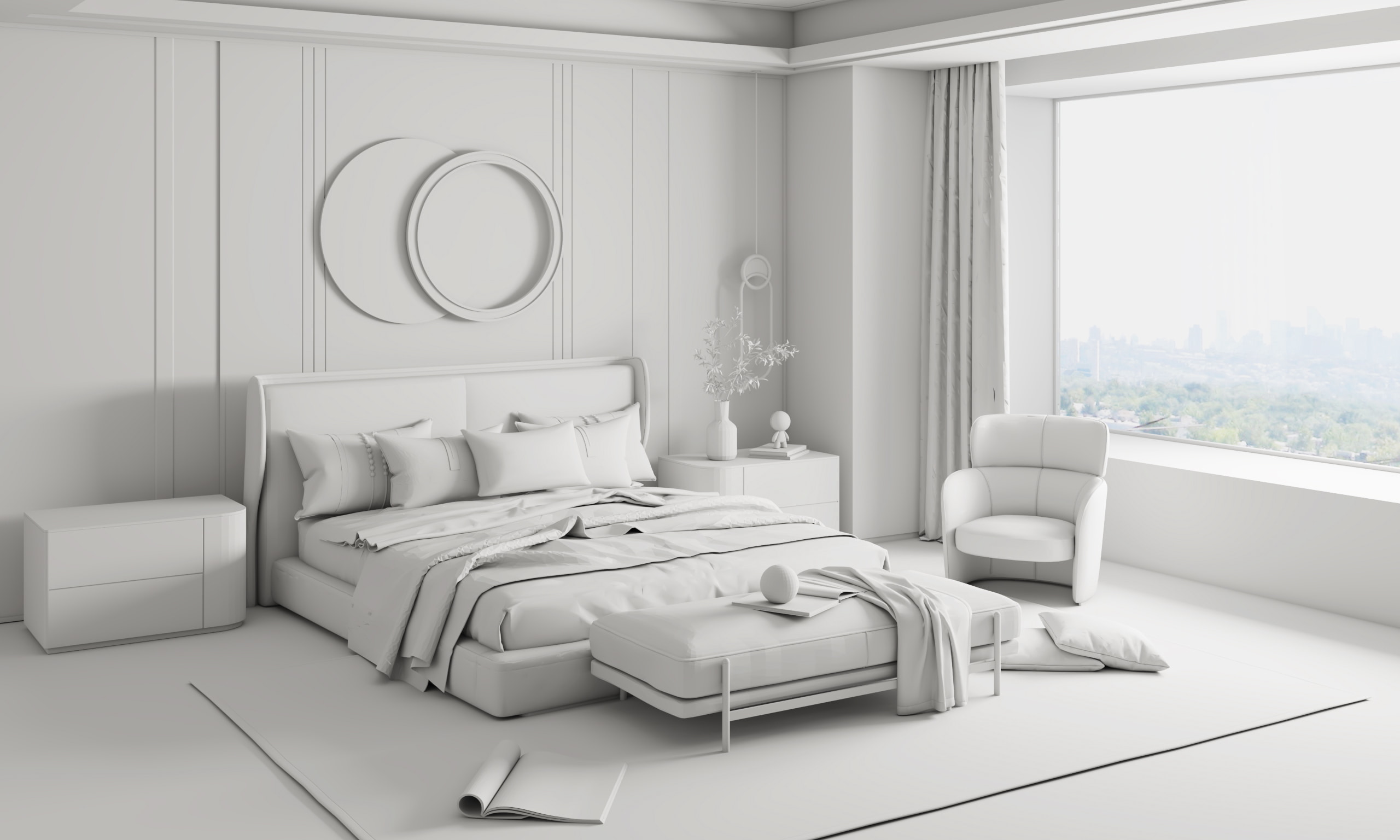 imagist3ds.com bedroom 3d model 3d beds 3d rendered- 020081-white-model