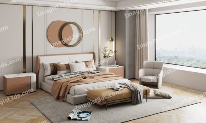 #020081 - Beds 3D Model