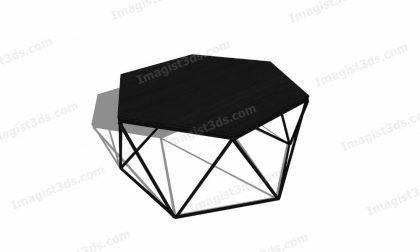 #041034 - 3D Coffee Table