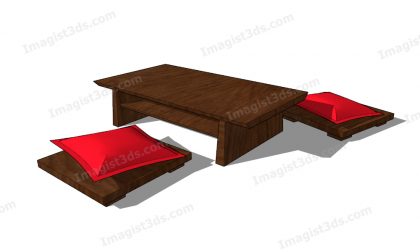 #041039 - 3D Coffee Table
