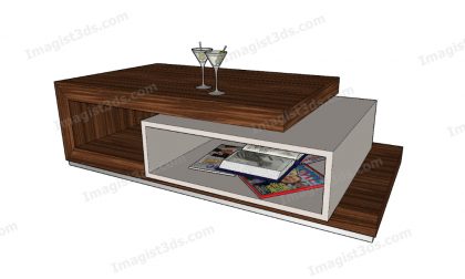 #041064 - 3D Coffee Table