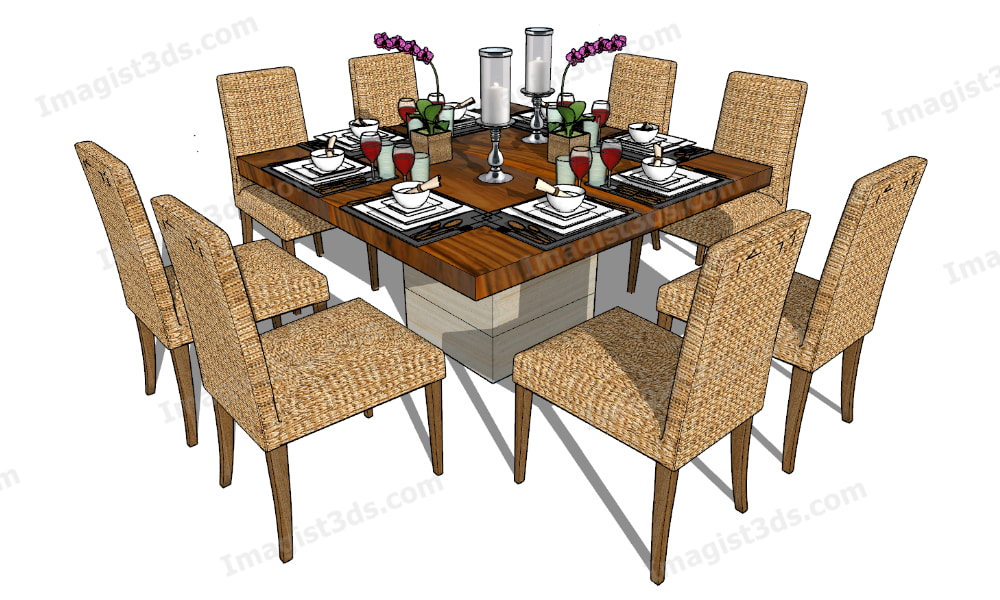 imagist3ds.com-dining-table-chair-3d-model-070156