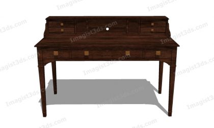 #059018 - Dressing Table 3D Model