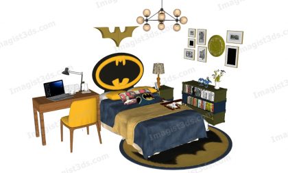 #010039 - Children's Bedroom 3D Models