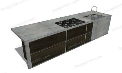 #071003 - 3D Kitchen