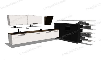 #071014 - 3D Kitchen