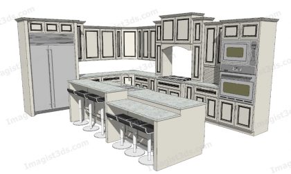 #071020 - 3D Kitchen