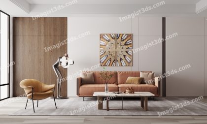 #040005 - 3D Living Room