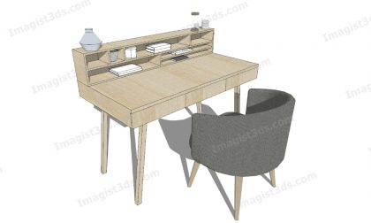 #061022 - 3D Office Furniture