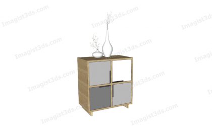 #053030 - 3D Side Table