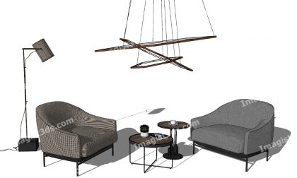 #030333 - Sofa 3D Model