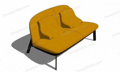 #030192 - Couch 3D Model
