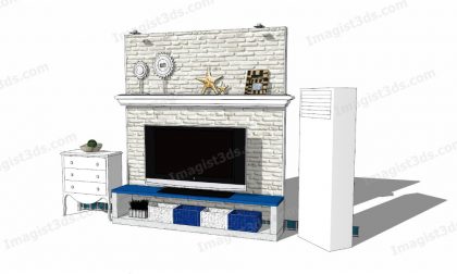 #058025 - 3D TV Stand