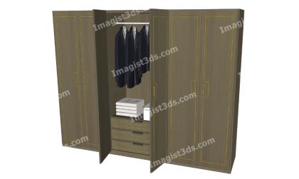 #052037 - 3D Wardrobe